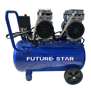 Furstar 750w * 2 50l שמן שקט מדחסים אוויר בוכנה קטנים 220v 60hz לחץ גבוה נייד לסדנת הבית - Product Image 2