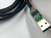 Cable USB 2.0 a RS232 blindado con revestimiento de PVC, con conductor de cobre estañado para uso en computadoras, ecológico, personalizado con FTDI FT232RL