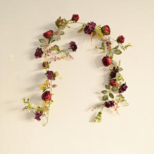 Rosas Artificiales en Forma <span class=keywords><strong>de</strong></span> Arco para Decoración <span class=keywords><strong>de</strong></span> Techos, Tuberías <span class=keywords><strong>de</strong></span> Aire Acondicionado, Graduaciones, Pascua, Bodas, Interiores/Exteriores, Flores Artificiales - Product Image 6