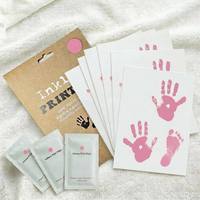 Kit de cadre miroir sans encre pour empreintes de pattes de chats et chiens, gravé au laser, fait main, sûr, écologique, sans contact