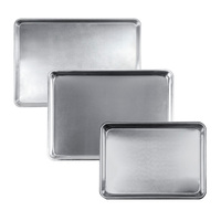 Plaque de cuisson en aluminium de 13x18 pouces, surface lisse de 0,8 mm, plateau de cuisson commercial pour équipement de restauration