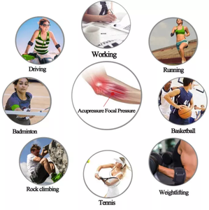 Elleboogbrace Tennis Voor Golfers <span class=keywords><strong>Bursitis</strong></span> Links Rechts Voor Golf Sport Compressie Elleboogsteun Wikkel Armsteunband - Product Image 6