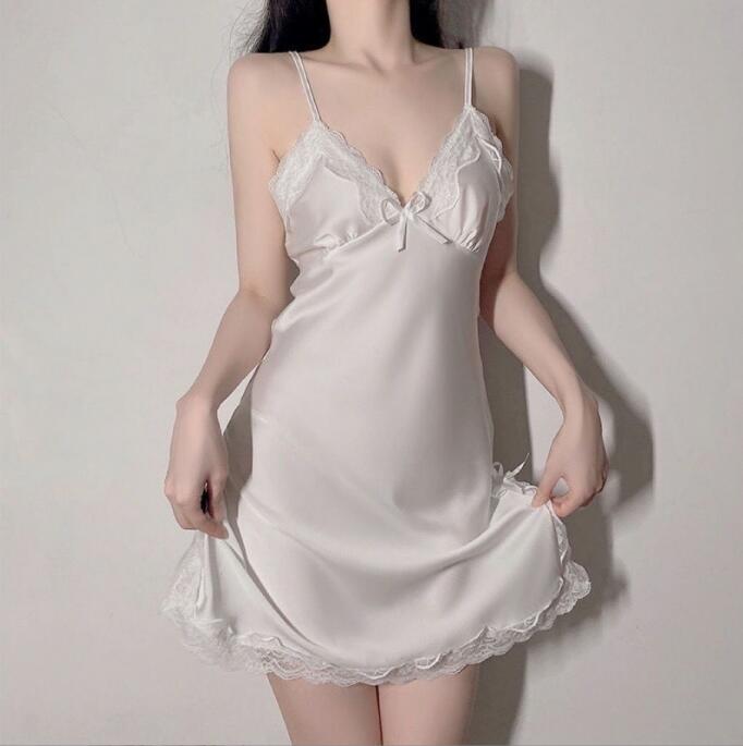 Ropa de dormir de mujer CALIENTE vestido de noche de luna de miel camison sexy vestidos de dormir de noche para mujer