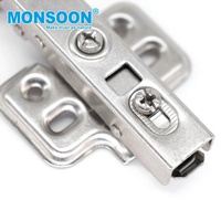Porte de placard cachée en acier laminé à froid pour cuisine, 35 mm, fermeture douce, amortisseur hydraulique, meuble dissimulé, salon, bureau à domicile