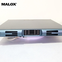 Amplificateur numérique professionnel MALOX AD442 1U 4x4200W (8) Haute puissance Classe D en métal pour concerts et discothèques