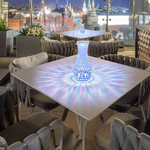 <span class=keywords><strong>Lampada</strong></span> da tavolo a forma di vaso <span class=keywords><strong>lampada</strong></span> da tavolo con ricarica USB <span class=keywords><strong>trasparente</strong></span> per banchetti regalo di nozze regalo romantico decorativo da scrivania - Product Image 3