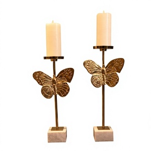 <b>Gold</b> Plated Modern Iron Metal Candelabra Best Quality Wedding Candle Holder Votive <b>Table</b> Decor Home Decoration Candle Holder - Product Image 6