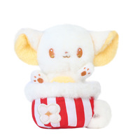 Peluche Souris Popcorn de la Série Fun Tea Cup Mouse, Poupée Coussin en Polyester avec Rembourrage en Coton PP, Unisexe, Cadeau d'Anniversaire pour 14 Ans