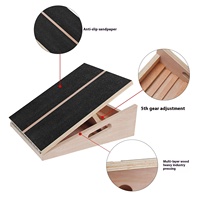Planche inclinée de yoga Vente en gros Offre spéciale Planche inclinée à étirement en bois réglable avec logo personnalisé écologique