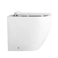 Ensemble WC suspendu moderne en céramique pour salle de bain, idéal pour villa, sous-sol et toilettes commerciales