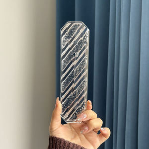 שקע במפעל חיתוך ברור ארוך טומן קריסטל חלקים נברשת חלקים קריסטל אגס פריזם - Product Image 6