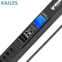 KAILES (KLS) Série K55 ZA PDU intelligent géré 200-240Vac 32A 22 prises brésiliennes verticales pour usage industriel, commuté intelligent avancé