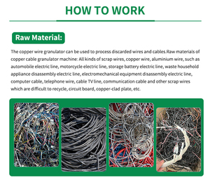 Granulateur de fil de cuivre pour ferraille Machine de recyclage de métaux Ordinateur Ew Système de granulateur de câble de fil électrique usagé - Product Image 4