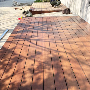 Suelos de Bambú Tejido para Exteriores Resistentes a las Grietas, Duraderos, Superficie Sólida Color Carbón, Impermeables, Fáciles de Instalar - Product Image 1