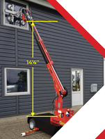 Vitrage Robot Sans Fil Mobile Hydraulique Télescopique Aspirateur Ventouses Lifters pour Verre Pierre Bois Panneaux de Béton