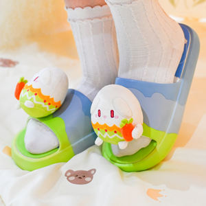 <span class=keywords><strong>Sandalias</strong></span> planas Chappals de goma EVA de alta calidad con patrón de felpa de dibujos animados para <span class=keywords><strong>mujer</strong></span> y <span class=keywords><strong>mujer</strong></span> - Product Image 6