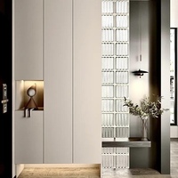 Odern Design Armoire à chaussures en bois facile à assembler avec miroir personnalisé pour les meubles d'entrée et le rangement des sièges