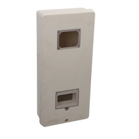 Boîtier de distribution extérieur étanche IP56 en fibre de verre SMC, à fixation murale, avec couvercle transparent, anti-poussière, pour protection électrique