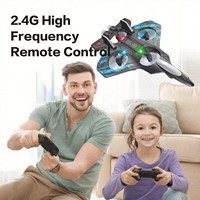 Avion RC en mousse EPP incassable pour débutants, avec moteur de chasseur télécommandé, pour adultes