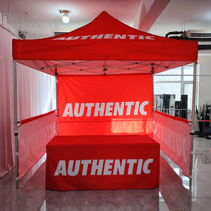 Soleil personnalisé pliant imprimé Portable Pop up tente auvent extérieur <span class=keywords><strong>rouge</strong></span> 10x10 pliant fête auvent spectacle tente - Product Image 2