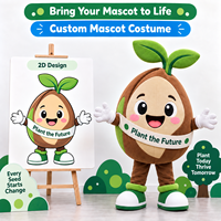 Costume de mascotte personnalisé en matériau EVA écologique pour la promotion d'événements, fabricant OEM/ODM avec des designs personnalisés, adultes unisexes