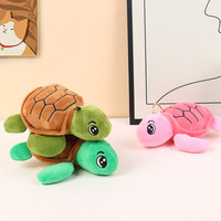 Dessin animé tortue porte-clés Animal marin tortue poupée en peluche pendentif porte-clés sac à dos voiture sac porte-clés décor charme enfant cadeau