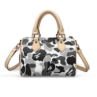 Sac à main pour femme en PU avec logo personnalisé, sac à bandoulière imperméable avec image personnalisée pour filles