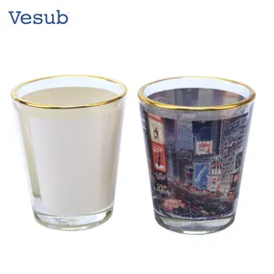 New Sublimation High Quality Blank Latte Glass Coffee Mug For Heat Press