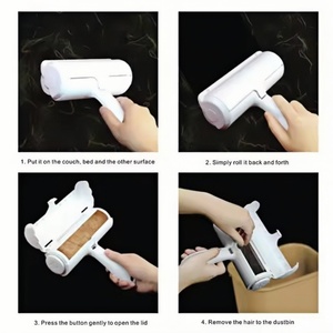 <span class=keywords><strong>Brosse</strong></span> à peluches réutilisable autonettoyante de haute qualité en plastique ABS personnalisé pratique <span class=keywords><strong>pour</strong></span> l'épilateur d'animal de compagnie - Product Image 2