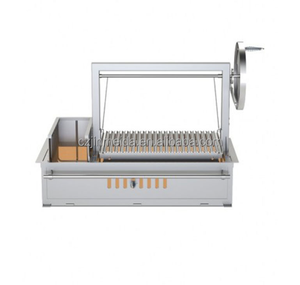 <span class=keywords><strong>Parrilla</strong></span> <span class=keywords><strong>Argentina</strong></span> de Acero Inoxidable para Barbacoa Integrada en Ladrillo, Ajustable en Altura, Estilo Argentino, para Cocinar DIY - Product Image 3