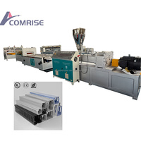 Machine d'extrusion de profilés de gaines de câbles entièrement automatique à haute productivité en PVC/PE/HDPE