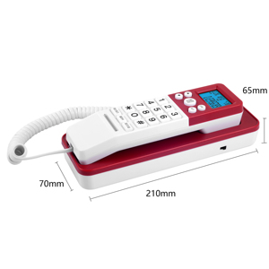 Identification de l'appelant <span class=keywords><strong>fixe</strong></span> murale Bureau Téléphone filaire 50 Mémoire d'appel et fonction de recomposition pour une utilisation professionnelle - Product Image 4