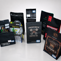 Sachet d'emballage alimentaire personnalisé Packfortune, mat, refermable, de qualité alimentaire, en plastique, vide, pour café, cacao, protéines