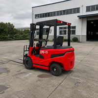 Chariot élévateur à contrepoids électrique de 2,5 tonnes avec batterie 60V et pneus pleins pour la manutention de palettes lourdes dans les usines