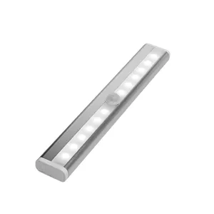 Lampe LED sous meuble multifonction avec capteur de mouvement, éclairage nocturne à bande magnétique Rechargeable par USB