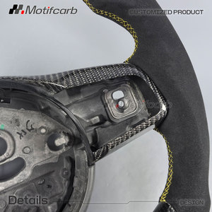 Volante de Fibra de Carbono Personalizado con Pantalla LED Inteligente para Jaguar XF XE XJL XJR F-Type R S Coupé Convertible 2014-2021 - Product Image 4