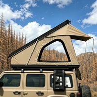 Tente de toit de voiture de haute qualité en tissu Oxford 600D imperméable, coque rigide en aluminium pour SUV 4x4, pour la randonnée en pleine nature