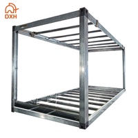 Structure de conteneur préfabriqué en acier galvanisé, assemblable, configurable, empilable, en kit pour maison préfabriquée