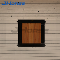 Porte de grange pour chevaux en bois et métal durable de taille standard personnalisée, porte de grange hollandaise, porte de paddock pour chevaux