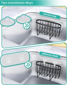 Supporto multifunzione in spugna di metallo a forma di M Design a parete di scarico con funzione di scarico durevole lavello da cucina - Product Image 5