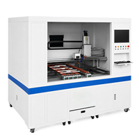 Machine de perçage laser CNC pour verre plat, pour meubles de salle de bain et équipements architecturaux, 100W 120W 200W