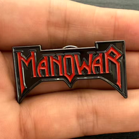 En gros, épingles et badges de revers en métal émaillé, souvenirs de musique Heavy Metal, collection des groupes MANOWAR et Slayer, pour les fans de musique