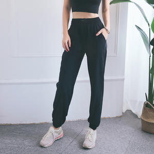 Vêtements de sport pour femmes Jogger Track Cuff Pantalons de survêtement Séchage rapide <span class=keywords><strong>Super</strong></span>-lisse Lâche Casual Sports Drawstring Jogger Pantalon avec poches - Product Image 6