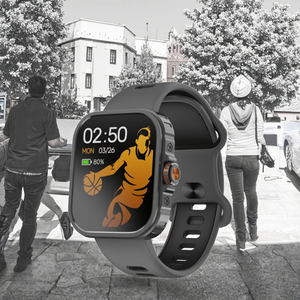 Di tendenza 1.85 pollici Smartwatch GPS Tracker orologio AMOLED <span class=keywords><strong>Display</strong></span> 3ATM Water response Call Payment funzioni bussola forma quadrata - Product Image 2