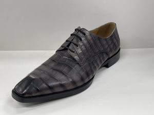 Zapatos de Vestir Oxford de Cuero Hechos a Mano de Primera Calidad para Hombre, Zapatos Formales de Negocios con Diseño Croc Grain y Brogue Disponibles - Product Image 3