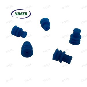 Joint d'étanchéité en silicone bleu à fil unique TE Connectivity 828904-1 pour connecteur automobile étanche série Superseal 1,5 mm - Product Image 3