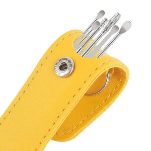 <strong>Ear</strong> Wax Removal <strong>Cleaning</strong> <strong>Tools</strong> Rotating <strong>Ear</strong> Scoop Double-end <strong>Ear</strong> Pick Spoon Sets - Product Image 4