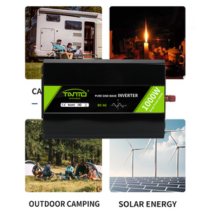 Onduleur à onde sinusoïdale pure Tianmo 1000W pour aventures en plein air, 12V à 220V, avec <span class=keywords><strong>port</strong></span> USB et écran LCD - Product Image 6