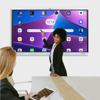 Pizarra Interactiva TACTEASY de 65, 75, 86 y 98 Pulgadas con Pantalla 4K y 40 Puntos Táctiles, Pizarra Inteligente Interactiva para Escuela y Oficina