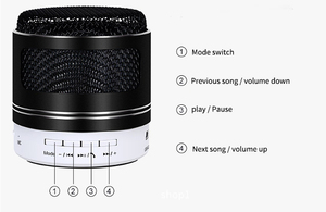 LAIMODA Mnini bajo <span class=keywords><strong>Parlante</strong></span> Bluetooth altavoces inalámbricos <span class=keywords><strong>DJ</strong></span> altavoz Subwoofers altavoz portátil inalámbrico de Karaoke - Product Image 4
